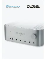 Plinius Integrated Amplifier Hiato Instruction Manual предпросмотр