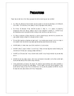 Предварительный просмотр 5 страницы Plinius P10 Instruction Manual