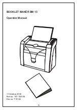 Preview for 1 page of Plockmatic BM 15 Operator'S Manual