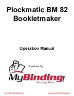 Plockmatic BM 82 Operation Manuals preview