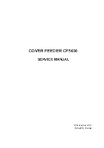 Plockmatic CF5030 Service Manual preview