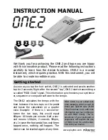 Ploytec ONE.2 Instruction Manual preview