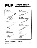 PLP MC-E Owner'S/Operator'S Manual preview