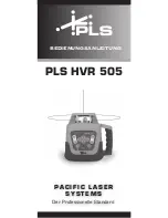 Preview for 49 page of PLS HVR 505 Operating Manual