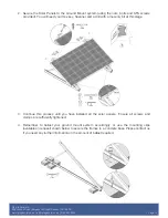 Предварительный просмотр 14 страницы Plug-In Solar Adjustable Ground Mount Kit Installation Instructions Manual