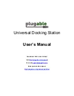 Plugable Universal Docking Station User Manual preview