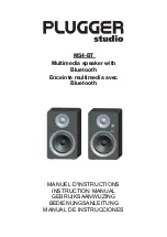 PLUGGER STUDIO MS4-BT Instruction Manual предпросмотр