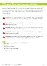 Preview for 5 page of Plugreen PGM-200P-230 Installation And Operation Manual