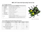 PlugTech MBC-HF Operating Instruction preview