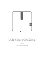 Preview for 1 page of Plugwise CoolDing Quick Start Manual