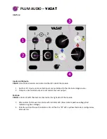 Предварительный просмотр 3 страницы Plum Audio VASAT Quick Start Manual