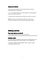 Preview for 5 page of Plum Mobile Axe Plus 2 User Manual