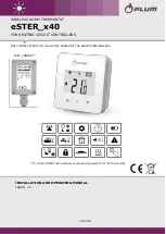 Plum eSTER x40 Installation And Operating Manual preview