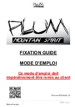 Plum Guide binding User Manual preview