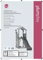 Предварительный просмотр 1 страницы Plum Lookout Tower Assembly Instructions Manual