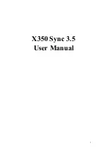 Preview for 1 page of Plum X350 Sync 3.5 User Manual