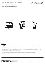 Preview for 1 page of Plumbline ECO STYLE ES1560 Installation Instructions