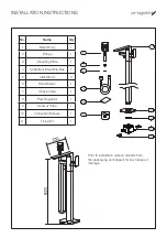 Preview for 4 page of Plumbline Progetto C1500 Installation Instructions Manual