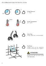 Предварительный просмотр 2 страницы Plumbline Progetto OL003 Installation Instructions Manual