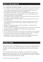 Preview for 2 page of Plumbline Progetto Series Installation Instructions