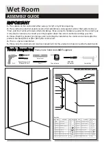 Plumbworld Wet Room Assembly Manual preview