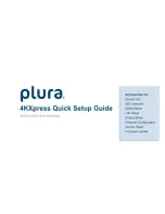 Предварительный просмотр 1 страницы Plura 4KXpress Quick Setup Manual