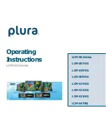 Plura LCM-119-3G Operating Instructions Manual предпросмотр