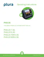 Plura PHB-207-3G Operating Instructions Manual preview