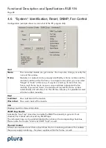 Preview for 30 page of Plura RUB VM Functional Description And Specifications