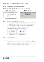 Предварительный просмотр 100 страницы Plura TCC70XS Installation & Operation Manual