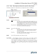 Предварительный просмотр 107 страницы Plura TCC70XS Installation & Operation Manual