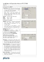 Предварительный просмотр 116 страницы Plura TCC70XS Installation & Operation Manual