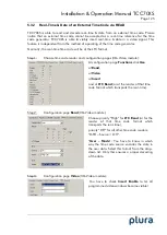 Предварительный просмотр 125 страницы Plura TCC70XS Installation & Operation Manual