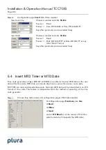 Предварительный просмотр 126 страницы Plura TCC70XS Installation & Operation Manual