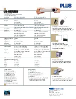 Preview for 2 page of PLUS Vision U3-SERIES Quick Manual