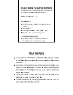 Preview for 3 page of Plus BF-030 W Operation Manual