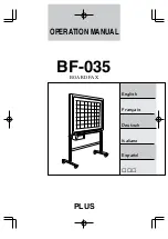 Plus BOARD FAX BF-035 Operation Manual preview