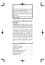 Предварительный просмотр 4 страницы Plus BOARD FAX BF-035 Operation Manual