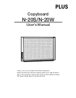 Preview for 1 page of Plus N-20S User Manual