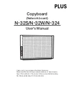 Plus N-324 User Manual preview