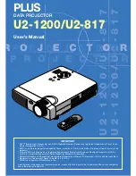 Plus U2-1200 User Manual preview