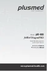 Plusmed fasTTest DiagnoPRO pM-900 Instruction Manual preview