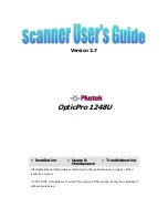 Preview for 1 page of Plustek OPTICPRO 1248U User Manual