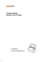 Plustek PSD300 User Manual preview