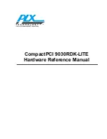 Предварительный просмотр 1 страницы PLX Technology CompactPCI 9030RDK-LITE Hardware Reference Manual