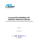 Предварительный просмотр 3 страницы PLX Technology CompactPCI 9030RDK-LITE Hardware Reference Manual