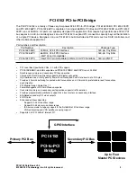 Предварительный просмотр 5 страницы PLX Technology PCI 6152 33BC Data Book