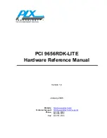 Preview for 3 page of PLX Technology PCI 9656RDK-LITE Hardware Reference Manual