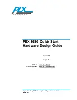 Предварительный просмотр 1 страницы PLX Technology PEX 8680 Hardware Design Manual