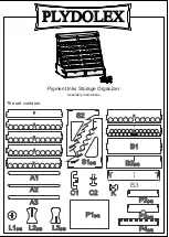 PLYDOLEX Pigment Inks Storage Organizer Assembly Instructions preview